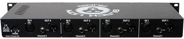 open zoom image for Black Lion Audio B12A Quad 4-Channel Microphone Preamplifier, New, Action Position Back
