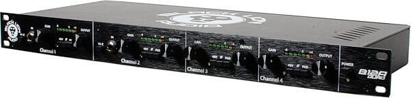 open zoom image for Black Lion Audio B12A Quad 4-Channel Microphone Preamplifier, New, Action Position Back