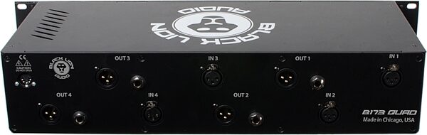 open zoom image for Black Lion Audio B173 Quad 4-Channel Microphone Preamplifier, New, Action Position Back