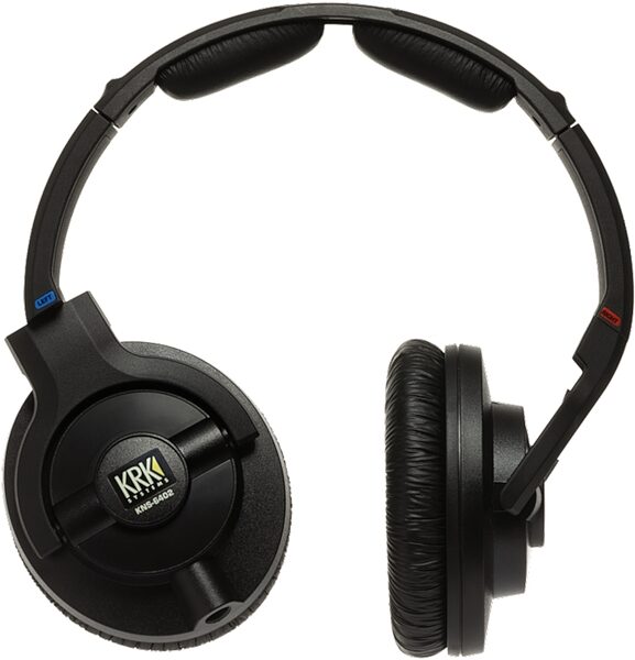 open zoom image for KRK KNS 6402 Studio Mixing/Mastering Headphones, Black, Action Position Back