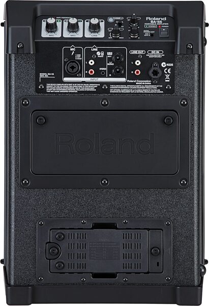 open zoom image for Roland BA-55 Battery Powered Portable Amplifier, Back