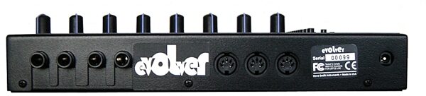 open zoom image for Dave Smith Instruments Evolver Monophonic Tabletop Synthesizer, Rear