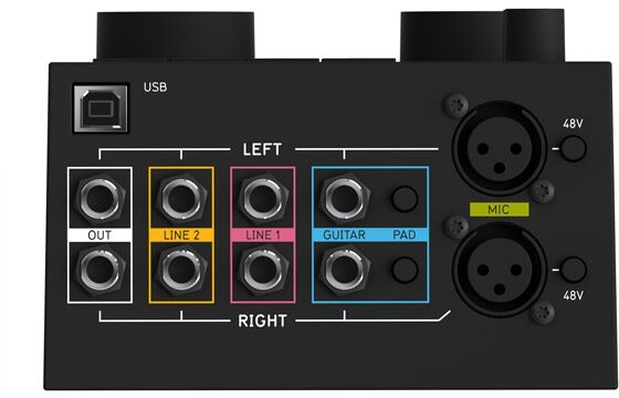 open zoom image for Propellerhead Balance USB Audio Interface, Rear