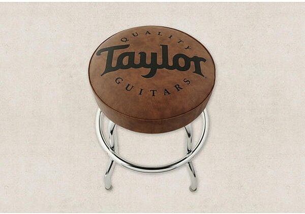 open zoom image for Taylor Bar Stool, Brown, 24 inch, Open Box (Very Good), Main