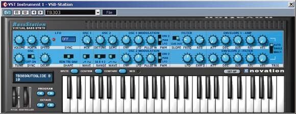 open zoom image for Novation Bass Station Bass Plug-In, VSTi (Windows), Main