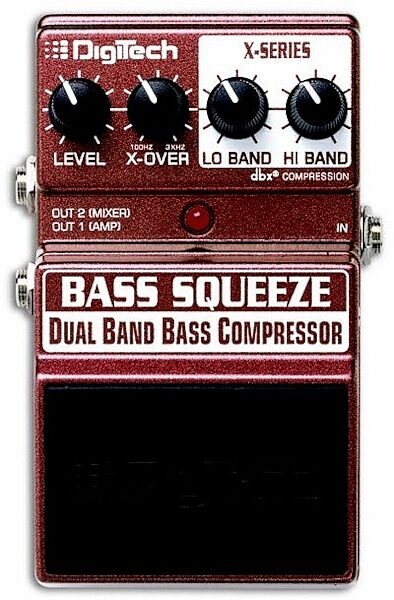 open zoom image for DigiTech Bass Squeeze X-Series Dual Compressor Pedal, Main