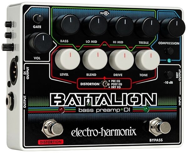 open zoom image for Electro-Harmonix Battalion Bass Preamp and Direct Box, New, Main