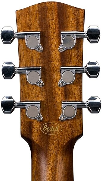 open zoom image for Bedell BDD-18-M Discovery Acoustic Guitar with Gig Bag, Headstock Back