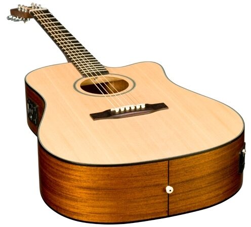 open zoom image for Bedell BDDCE-18-M Discovery Acoustic-Electric Guitar with Gig Bag, Closeup