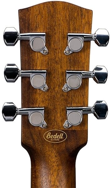open zoom image for Bedell BDDCE-18-M Discovery Acoustic-Electric Guitar with Gig Bag, Headstock Back