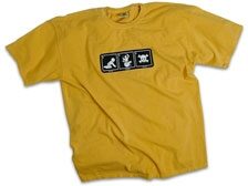 open zoom image for Pearl Birth Drums Death T-Shirt, Yellow