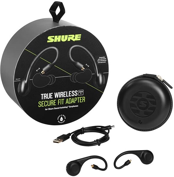 open zoom image for Shure RMCE-TW2 True Wireless Secure Fit Adapter Gen 2, Open Box (Like New), Package Contents