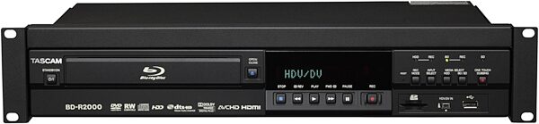 open zoom image for TASCAM BD-R2000 HD, Blu-ray, and DVD Recorder, Main
