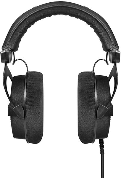 open zoom image for Beyerdynamic DT 990 PRO 250-Ohm Open-Back Headphones, Limited-Edition Black, includes 3-meter straight cable, Open Box (Like New), Front
