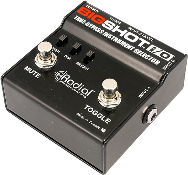 open zoom image for Radial Big Shot IO True Bypass Selector with Level Control, Angle