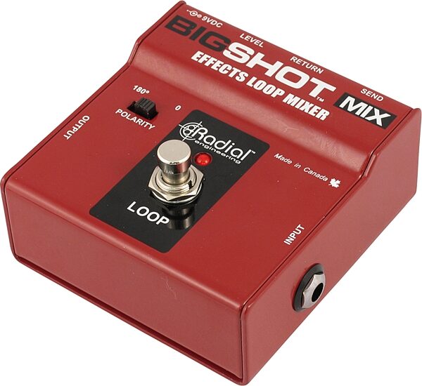 open zoom image for Radial Big Shot Mix Effect Loop Mix Drag Pedal, Angle
