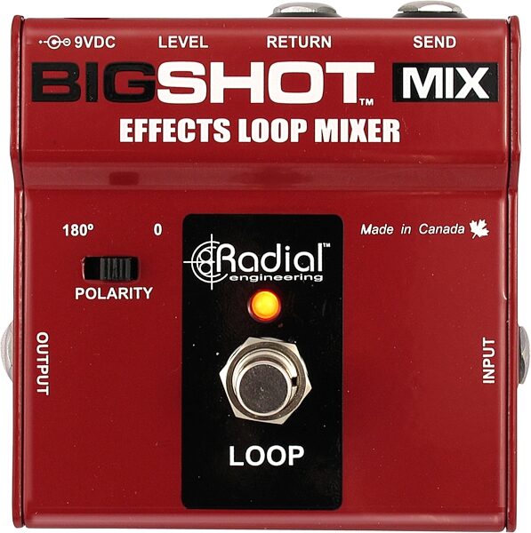 open zoom image for Radial Big Shot Mix Effect Loop Mix Drag Pedal, Main