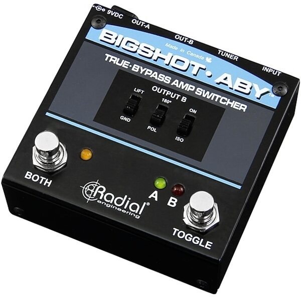 open zoom image for Radial BigShot ABY True Bypass Amp Switcher, New, Angle