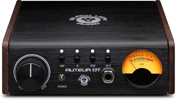 open zoom image for Black Lion Audio Auteur DT Desktop Microphone Preamplifier, New, Action Position Back