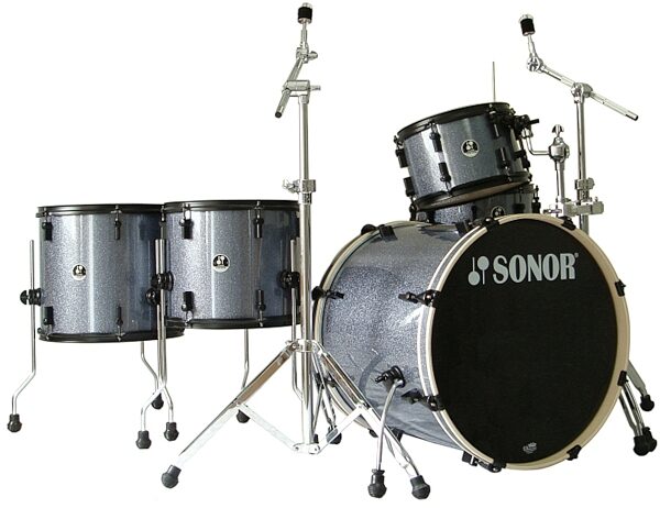 open zoom image for Sonor Special Edition Rock22 5-Piece Drum Shell Kit, Black Galaxy