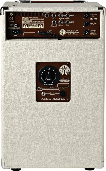 open zoom image for SWR California Blonde II Acoustic Guitar Amplifier (160 Watts, 12"), Rear