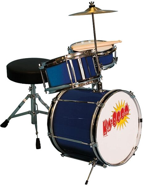 open zoom image for Cannon Percussion Ka-Boom 3-Piece Mini Drum Kit, Blue