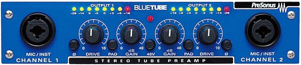 open zoom image for PreSonus BlueTube Stereo Tube Microphone Preamplifier with Instrument Input, Main