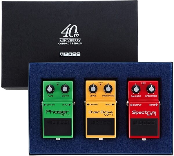 open zoom image for Boss 40th Anniversary Pedal Box Set, Main