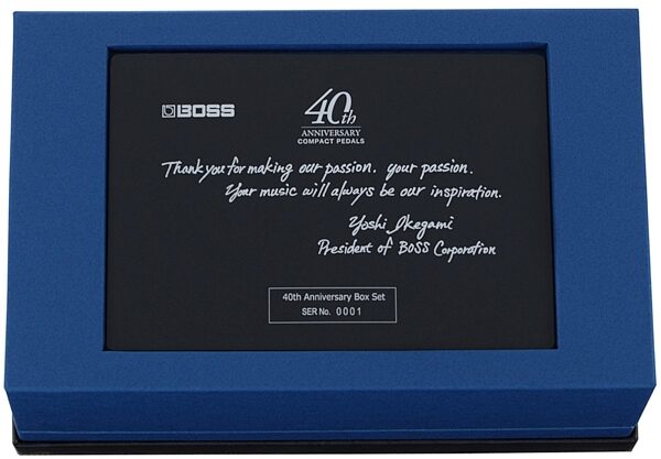 open zoom image for Boss 40th Anniversary Pedal Box Set, Alt
