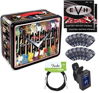 open zoom image for Fender Lunch Box Guitar Accessory Pack, Main