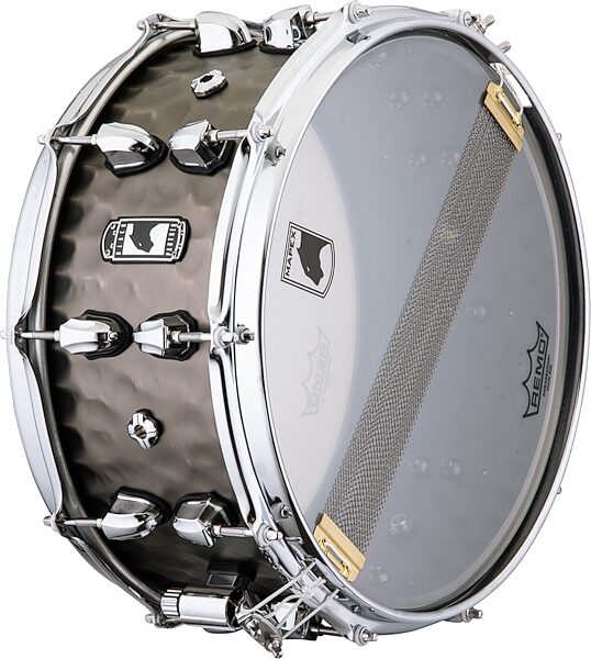 open zoom image for Mapex Black Panther Persuader Brass Snare, 14x6.5 inch, BPNBR465HCN, Action Position Back