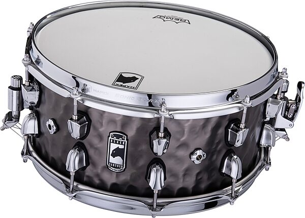 open zoom image for Mapex Black Panther Persuader Brass Snare, 14x6.5 inch, BPNBR465HCN, Action Position Back