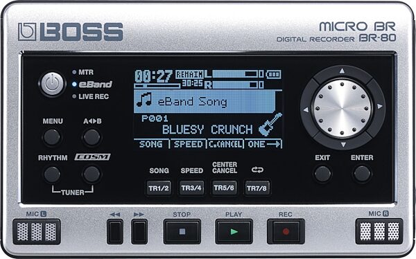 open zoom image for Boss Micro BR BR-80 Digital Recorder, New, Main