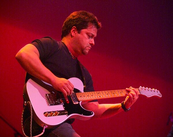 open zoom image for Valley Arts Brent Mason Signature Model Electric Guitar, Brent Playing Live