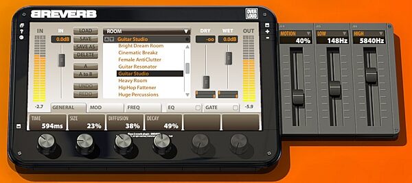 open zoom image for Overloud Breverb Reverb Plug-In (Mac and Windows), Horizontal View
