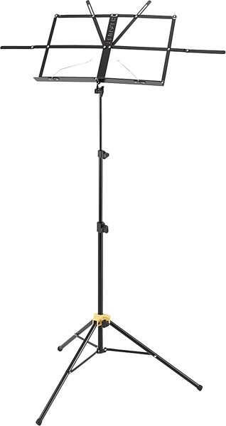 open zoom image for Hercules BS505B 3-Section Music Stand (with Bag), New, Action Position Back