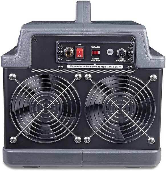 open zoom image for Eliminator Lighting Bubbletron EXL Go Battery-Powered Bubble Machine, New, Rear