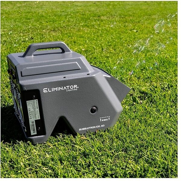 open zoom image for Eliminator Lighting Bubbletron EXL Go Battery-Powered Bubble Machine, New, In Use