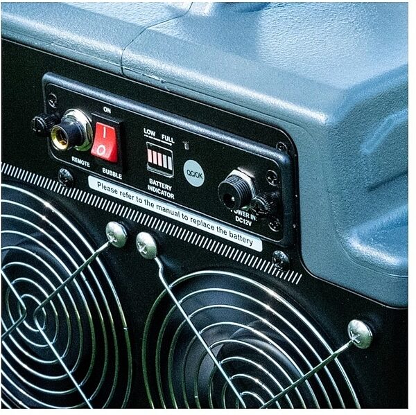 open zoom image for Eliminator Lighting Bubbletron EXL Go Battery-Powered Bubble Machine, New, Detail