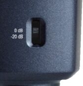 open zoom image for AKG C214 Large-Diaphragm Condenser Microphone, Single Microphone, Detail: Pre-Attenuation Selector