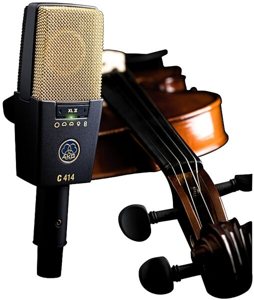 open zoom image for AKG C 414 XL II 9-Pattern Condenser Microphone, Single, Glamour View