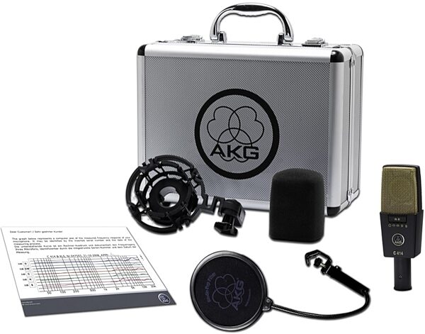 open zoom image for AKG C 414 XL II ST Large-Diaphragm 9-Pattern Condenser Microphones, Stereo Matched Pair, New, Package