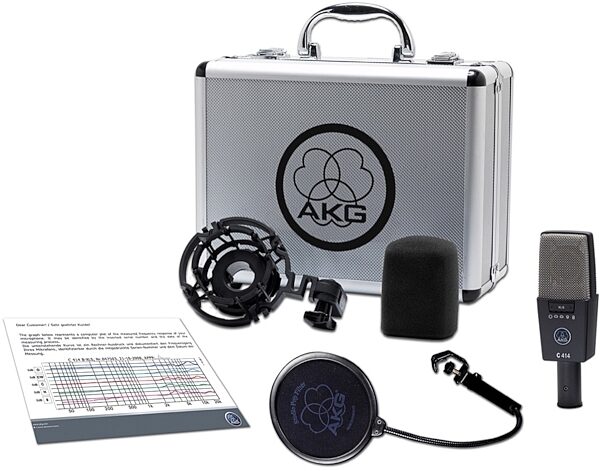 open zoom image for AKG C 414 XLS 9-Pattern Condenser Microphone, Single, Package