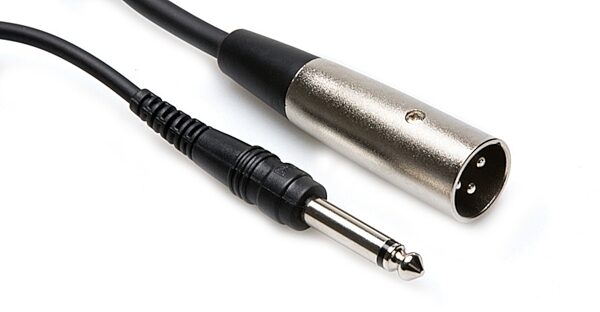 open zoom image for Hosa Male TS 1/4" to XLR Male Unbalanced Interconnect Cable, 5 foot, PXM-105, Main