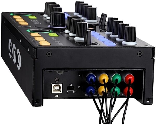 open zoom image for Zomo MC-1000 USB MIDI DJ Controller, Rear