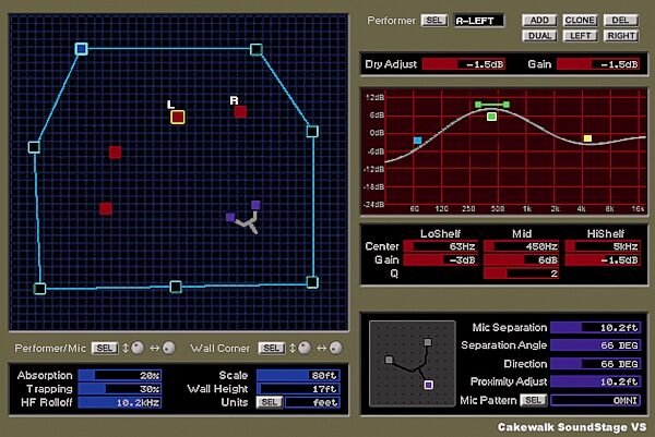open zoom image for Cakewalk Sound Stage Realistic Reverb Plug-In (Roland VS Format), Main