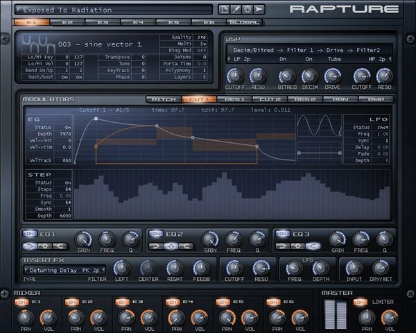 open zoom image for Cakewalk Pro Suite Recording Software Bundle, Rapture Screenshot