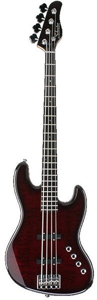 open zoom image for Schecter California Custom Electric Bass, Black Cherry