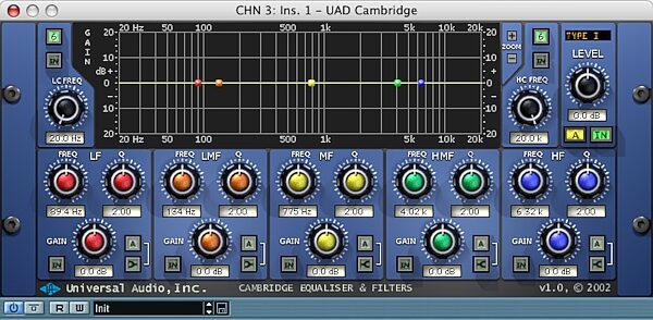open zoom image for Universal Audio UAD1 Ultra Pak DSP Card (Macintosh and Windows), Cambridge EQ