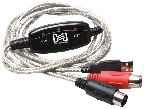 open zoom image for Hosa USM422 USB to MIDI Cable, 6 foot MIDI, 3 foot USB, USM422, Main